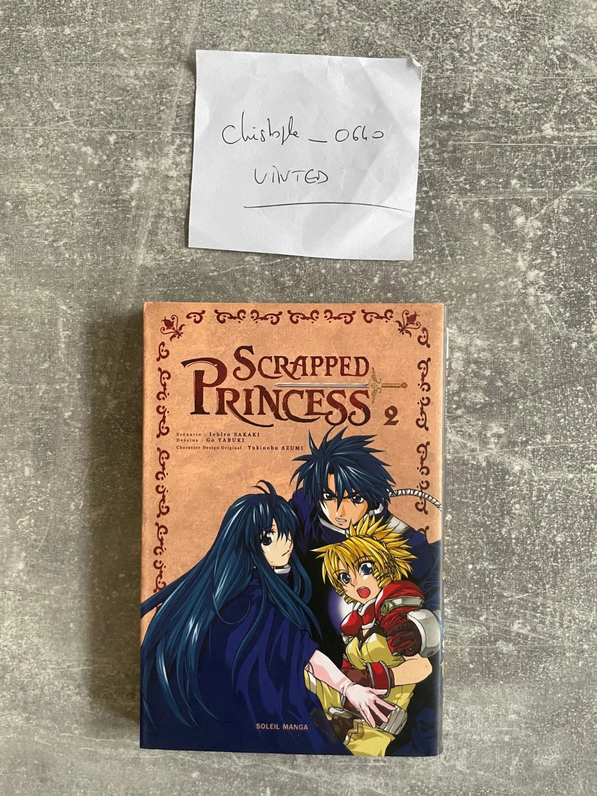 Manga Scrapped princess tome 2 version française.